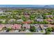 A high aerial view of the house and neighborhood highlighting mountain views in the distance at 2262 Alanhurst Dr, Henderson, NV 89052