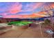 Backyard pool and spa offer a refreshing escape, complete with breathtaking views at 2714 Frabiele St, Henderson, NV 89044