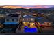 Inviting backyard showcasing a pool with a water feature, perfect for relaxation and entertainment at 2714 Frabiele St, Henderson, NV 89044