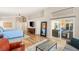 Spacious main bedroom with an ensuite bathroom and sliding doors to the back patio at 286 Bowsprit Ct, Las Vegas, NV 89183