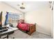 Bedroom with natural light, carpeted floors, and ceiling fan at 3169 Crystal Moon Rd, Henderson, NV 89052