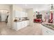 Kitchen area featuring white cabinets and granite countertops, perfect for meal preparation at 3169 Crystal Moon Rd, Henderson, NV 89052