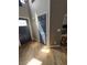 Inviting entryway with stylish flooring and modern door at 3736 Steinbeck Dr, Las Vegas, NV 89115