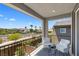 Relaxing balcony featuring comfortable seating and scenic views, perfect for enjoying a tranquil outdoor experience at 55 Strada Fontana, Henderson, NV 89011