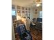 Office features wood floors and good natural light at 5717 Blizzard Breeze St, North Las Vegas, NV 89081