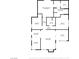 Detailed floor plan showcasing layout of living spaces, bedrooms and bathrooms at 636 H Ave, Boulder City, NV 89005