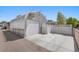 Spacious garage with an automatic door and gated, private parking at 636 H Ave, Boulder City, NV 89005