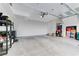 Spacious garage with ample room for parking and storage, providing functionality and organization at 659 Spotted Falcon St, Las Vegas, NV 89138