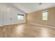 Bright and airy living room with wood flooring at 7488 Evening Falls Dr, Las Vegas, NV 89131