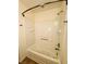 Clean and well-maintained bathroom with a tiled shower and tub combination at 9100 Hombard Ave, Las Vegas, NV 89148
