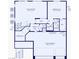 Detailed first-floor floor plan showcases the game room, bedroom, three-car garage, and storage areas at 10236 Rosemont Hills St, Las Vegas, NV 89141
