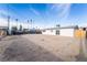 Expansive backyard with plenty of room for outdoor activities and landscaping possibilities on a clear day at 1648 J St, Las Vegas, NV 89106