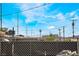 Backyard view highlighting the nearby cityscape and neighborhood at 1648 J St, Las Vegas, NV 89106