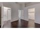 Bedroom with two doors and entrance to a walk-in closet at 2305 W Horizon Ridge Pkwy # 3921, Henderson, NV 89052