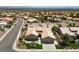 Aerial view of a single-Gathering home showcasing its modern landscaping and desert surroundings at 2616 Faiss Dr, Las Vegas, NV 89134