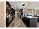 Gourmet kitchen with modern stainless steel appliances and lots of countertop space at 2616 Faiss Dr, Las Vegas, NV 89134