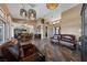 Expansive living room flowing into dining area, featuring an open floor plan with tasteful furnishings and décor at 2616 Faiss Dr, Las Vegas, NV 89134