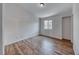 Empty bedroom with hardwood floors, natural light, and ample closet space at 2766 Red Vista Ct, Henderson, NV 89074