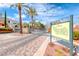 Gated community entrance with attractive brick pavers and a map display for easy navigation at 2766 Red Vista Ct, Henderson, NV 89074