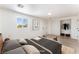 Staged bedroom featuring hardwood floors, closet, and natural light at 2854 La Canada St, Las Vegas, NV 89169