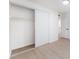 Bright bedroom with new wood floors and closet with sliding door provides lots of space at 2854 La Canada St, Las Vegas, NV 89169