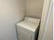 Laundry room includes a white dryer at 555 E Silverado Ranch Blvd # 2030, Las Vegas, NV 89183