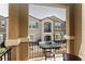 Charming balcony view of the building's exterior, highlighting the outdoor living space at 668 Tiarella Ln, Henderson, NV 89015