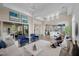 Bright living room featuring an open floor plan, stylish decor, and ample natural light at 6804 Regency Stone Way, Las Vegas, NV 89148