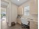 This home office offers custom built-ins, cabinets and desk space at 6804 Regency Stone Way, Las Vegas, NV 89148