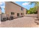 Spacious backyard featuring a low-maintenance gravel landscape, ideal for outdoor enjoyment at 7553 Virginia Dale St, Las Vegas, NV 89131