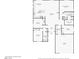 Detailed floor plan showcasing the layout of the home, including bedrooms and living spaces at 7927 Villa Salsa Ave, Las Vegas, NV 89131