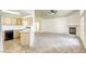 Bright, open-concept kitchen and living area with ample space at 8301 Boseck Dr # 232, Las Vegas, NV 89145