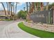 Welcome to Summer Trail! Beautiful sign at the gated entrance of the community at 9900 Summer Ash Ct # 103, Las Vegas, NV 89134
