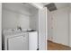 Convenient laundry room features a side-by-side washer and dryer at 2050 N Los Feliz St # 171, Las Vegas, NV 89156