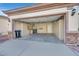 Spacious garage with ample storage cabinets and a clean, organized interior at 2428 Hamonah Dr, Henderson, NV 89044