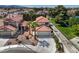Aerial view of a home with a tile roof and well-maintained landscaping at 2501 Muirfield Ave, Henderson, NV 89074