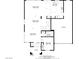 First floor plan layout showcases living spaces, kitchen, garage, and bedroom at 3420 Lockport St, Las Vegas, NV 89129