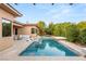 Resort-style pool and spa area offers the perfect outdoor oasis at 38 Moonfire Dr, Las Vegas, NV 89135