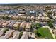 An aerial view showcasing the neighborhood with convenient nearby retail stores at 4351 Hera Temple Ave, North Las Vegas, NV 89031