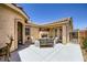 Inviting outdoor patio area, perfect for relaxation and entertainment at 4361 Valley Quail Way, North Las Vegas, NV 89084