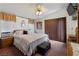 Comfortable bedroom with soft carpet and plenty of natural light from two windows at 6337 W Cactus Ave, Las Vegas, NV 89141