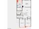 Second floorplan includes primary suite with ensuite bath, two bedrooms, bath and loft at 9125 Rivington Ave, Las Vegas, NV 89148
