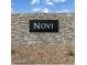 Community entrance sign with stone background at 9534 Marsh Aster St, Las Vegas, NV 89139