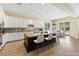 Spacious kitchen with granite countertops, a large island with seating, and stainless steel appliances at 12168 Dorada Coast Ave, Las Vegas, NV 89138