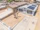 Exterior shot of a single-Gathering home with solar panels and a desert-landscaped front yard at 1328 Balzar Ave, Las Vegas, NV 89106