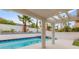 Palm trees surround the pool and backyard at 1905 Iron Ridge Dr, Las Vegas, NV 89117