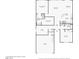 Detailed floor plan showcasing the layout of the home, including room dimensions and features at 2555 Moonlight Valley Ave, Henderson, NV 89044