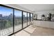 Balcony overlooking a golf course and cityscape, offering a blend of recreation and urban views at 3111 Bel Air Dr # 21A & 21C, Las Vegas, NV 89109