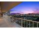 Enjoy the long balcony overlooking the city skyline as the sun sets at 3111 Bel Air Dr # 21A & 21C, Las Vegas, NV 89109