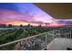 Beautiful balcony view of Las Vegas Strip at sunset with a large balcony at 3111 Bel Air Dr # 21A & 21C, Las Vegas, NV 89109